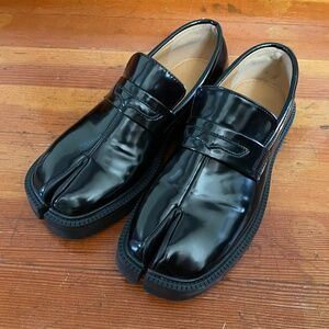 Black Tabi Loafers Mens 7.5/EU 40.5